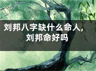 刘邦八字缺什么命人,刘邦命好吗