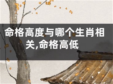 命格高度与哪个生肖相关,命格高低