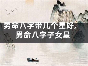 男命八字带几个星好,男命八字子女星