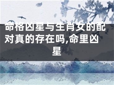 命格凶星与生肖女的配对真的存在吗,命里凶星