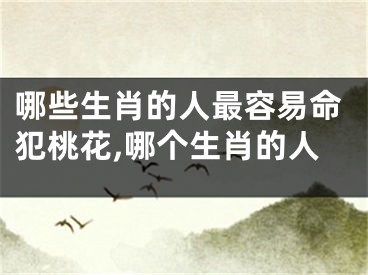 哪些生肖的人最容易命犯桃花,哪个生肖的人