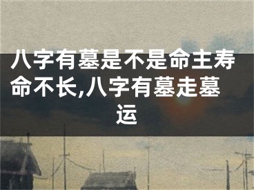 八字有墓是不是命主寿命不长,八字有墓走墓运