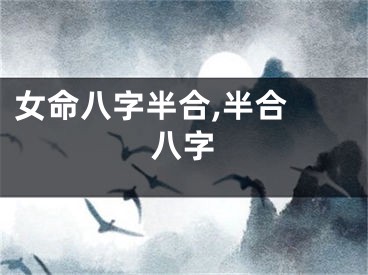 女命八字半合,半合 八字
