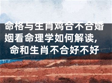 命格与生肖鸡合不合婚姻看命理学如何解读,命和生肖不合好不好