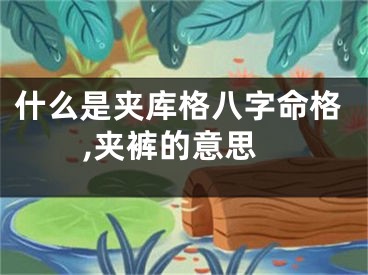 什么是夹库格八字命格,夹裤的意思