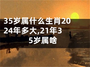 35岁属什么生肖2024年多大,21年35岁属啥
