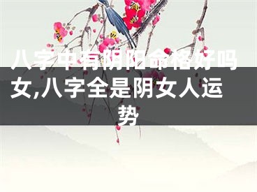 八字中有阴阳命格好吗女,八字全是阴女人运势