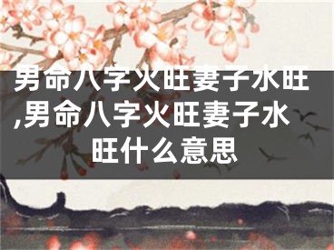 男命八字火旺妻子水旺,男命八字火旺妻子水旺什么意思