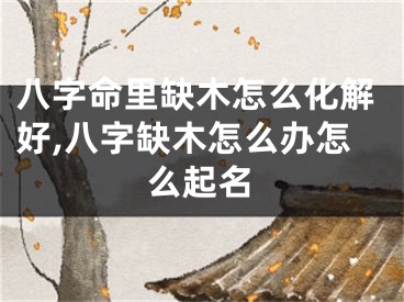 八字命里缺木怎么化解好,八字缺木怎么办怎么起名