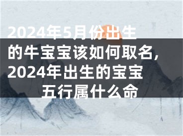 2024年5月份出生的牛宝宝该如何取名,2024年出生的宝宝五行属什么命