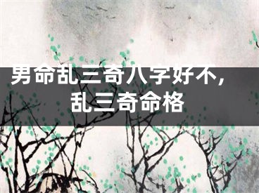 男命乱三奇八字好不,乱三奇命格