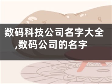 数码科技公司名字大全,数码公司的名字