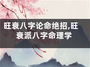 旺衰八字论命绝招,旺衰派八字命理学