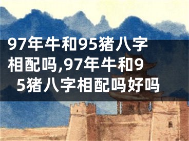 97年牛和95猪八字相配吗,97年牛和95猪八字相配吗好吗