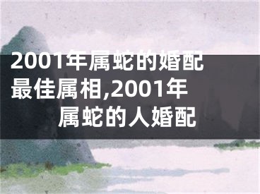 2001年属蛇的婚配最佳属相,2001年属蛇的人婚配