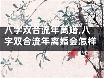 八字双合流年离婚,八字双合流年离婚会怎样