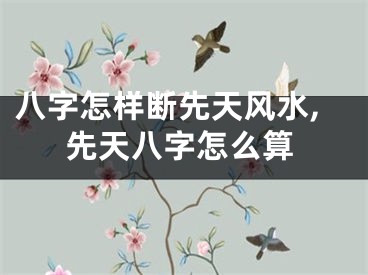 八字怎样断先天风水,先天八字怎么算