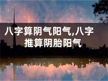 八字算阴气阳气,八字推算阴胎阳气