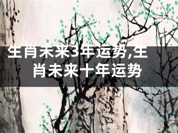 生肖未来3年运势,生肖未来十年运势