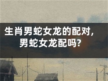 生肖男蛇女龙的配对,男蛇女龙配吗?