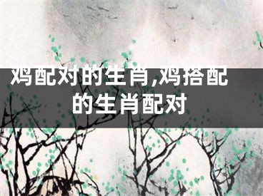 鸡配对的生肖,鸡搭配的生肖配对