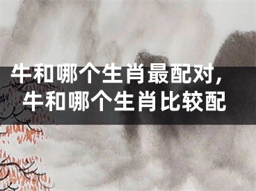 牛和哪个生肖最配对,牛和哪个生肖比较配