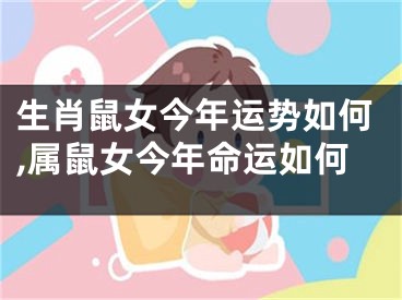 生肖鼠女今年运势如何,属鼠女今年命运如何