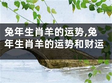 兔年生肖羊的运势,兔年生肖羊的运势和财运