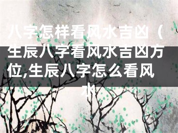 八字怎样看风水吉凶（生辰八字看风水吉凶方位,生辰八字怎么看风水