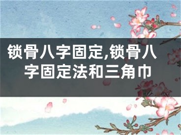 锁骨八字固定,锁骨八字固定法和三角巾