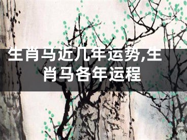 生肖马近几年运势,生肖马各年运程