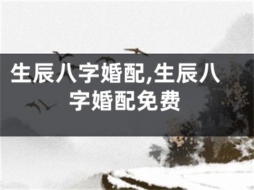 生辰八字婚配,生辰八字婚配免费