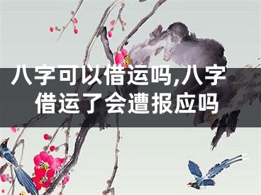 八字可以借运吗,八字借运了会遭报应吗