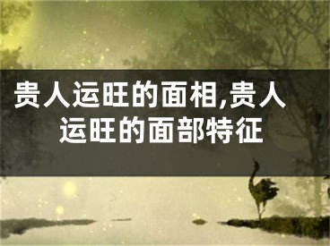 贵人运旺的面相,贵人运旺的面部特征