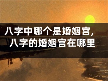 八字中哪个是婚姻宫,八字的婚姻宫在哪里