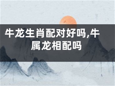 牛龙生肖配对好吗,牛属龙相配吗