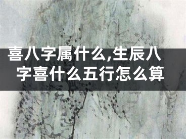 喜八字属什么,生辰八字喜什么五行怎么算