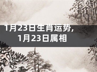 1月23日生肖运势,1月23日属相