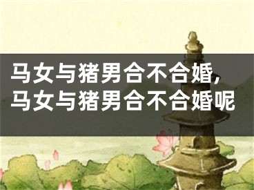 马女与猪男合不合婚,马女与猪男合不合婚呢