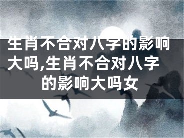生肖不合对八字的影响大吗,生肖不合对八字的影响大吗女