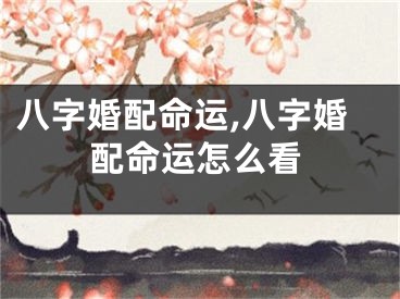 八字婚配命运,八字婚配命运怎么看