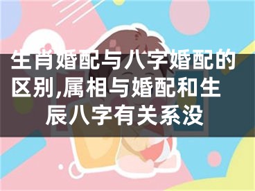 生肖婚配与八字婚配的区别,属相与婚配和生辰八字有关系没