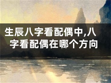 生辰八字看配偶中,八字看配偶在哪个方向