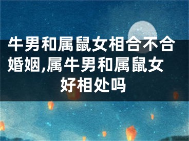 牛男和属鼠女相合不合婚姻,属牛男和属鼠女好相处吗
