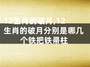 12生肖的破月,12生肖的破月分别是哪几个铁把铁帚柱
