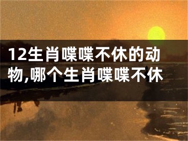 12生肖喋喋不休的动物,哪个生肖喋喋不休