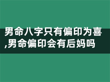 男命八字只有偏印为喜,男命偏印会有后妈吗