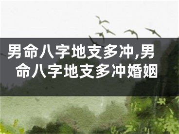 男命八字地支多冲,男命八字地支多冲婚姻