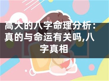 高大的八字命理分析：真的与命运有关吗,八字真相