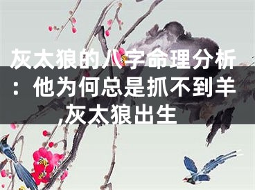 灰太狼的八字命理分析：他为何总是抓不到羊,灰太狼出生